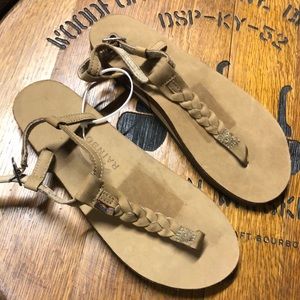 Braided Rainbow sandals